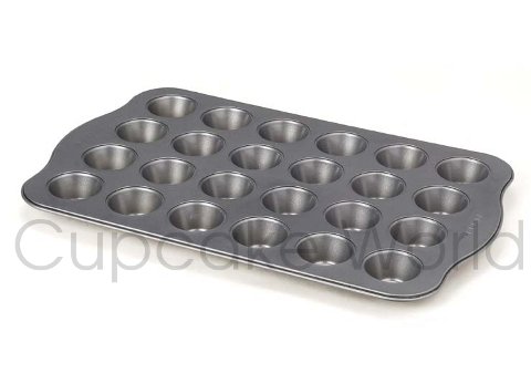 24 CUP CUPCAKE MUFFIN TRAY PAN TIN NON-STICK MINI